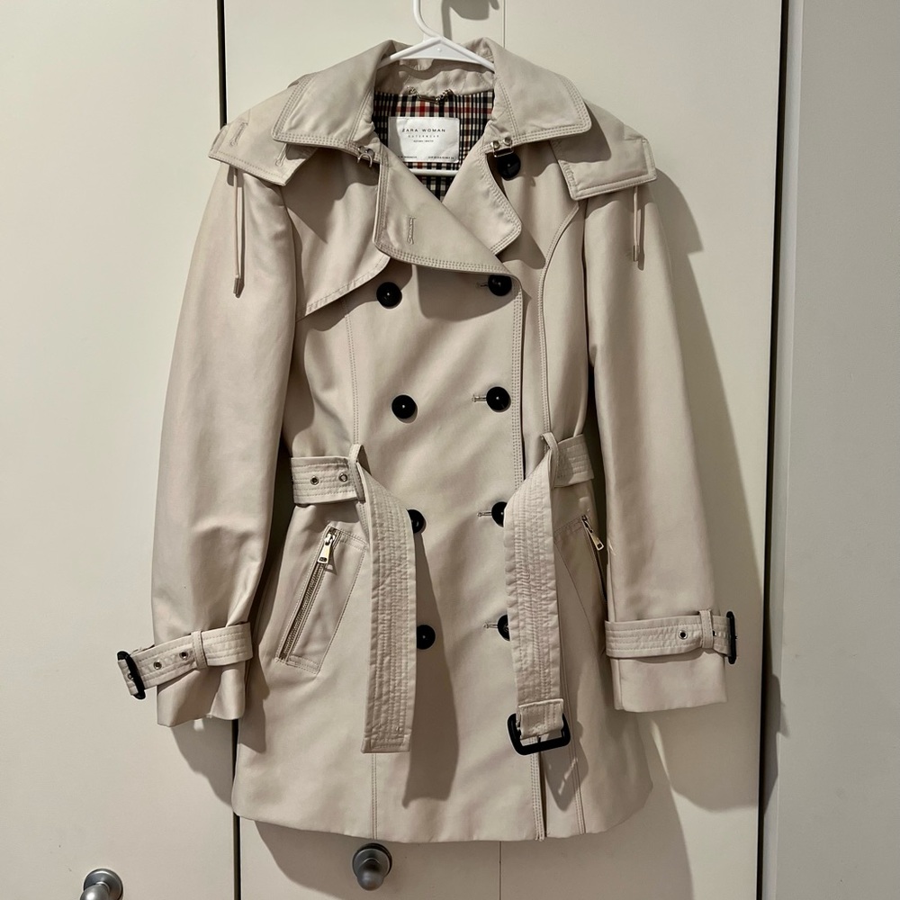 XS Trench Coat Rain Jacket